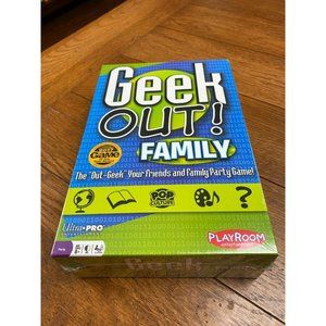PLAYROOM ENTERTAINMENT Geek Out! Party Game 2+ Players Ages 8+ Factory Sealed